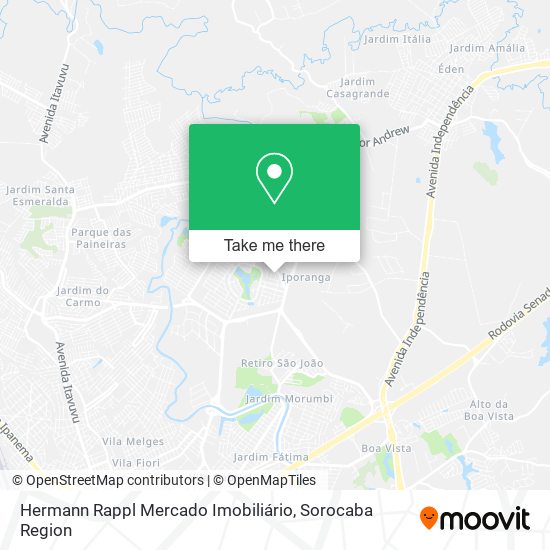 Hermann Rappl Mercado Imobiliário map