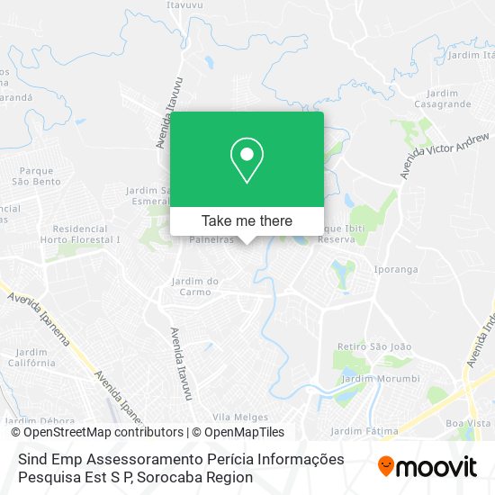 Sind Emp Assessoramento Perícia Informações Pesquisa Est S P map