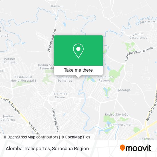 Alomba Transportes map