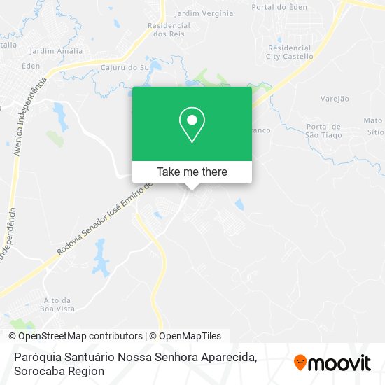 Paróquia Santuário Nossa Senhora Aparecida map