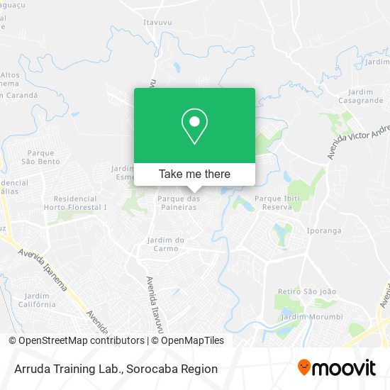 Arruda Training Lab. map
