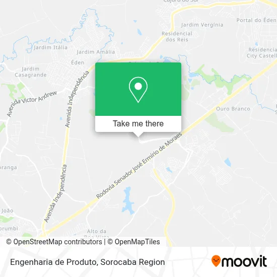 Engenharia de Produto map