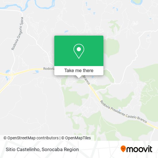 Sitio Castelinho map