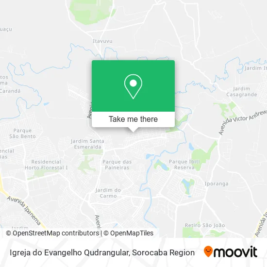 Igreja do Evangelho Qudrangular map