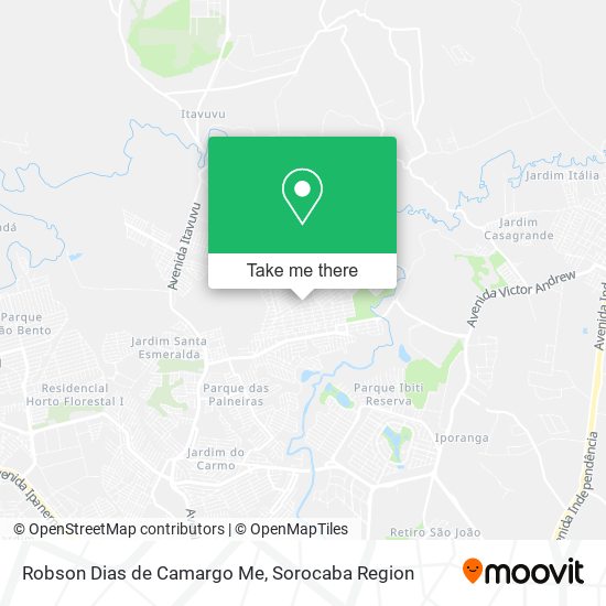 Robson Dias de Camargo Me map