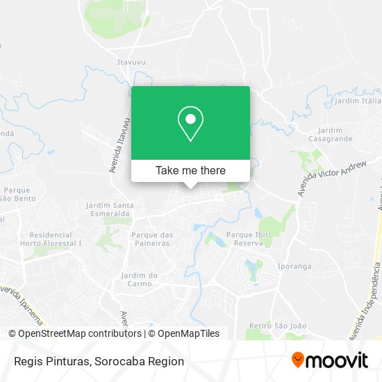 Regis Pinturas map