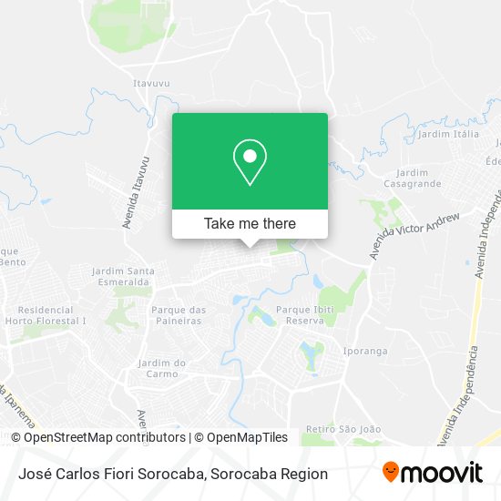 Mapa José Carlos Fiori Sorocaba