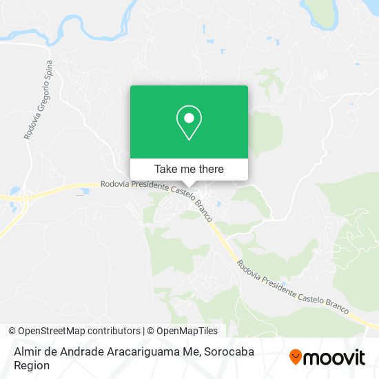Almir de Andrade Aracariguama Me map