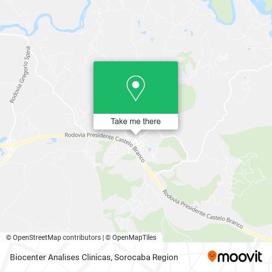 Biocenter Analises Clinicas map