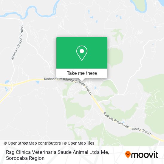 Mapa Rag Clinica Veterinaria Saude Animal Ltda Me