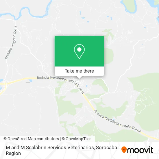 M and M Scalabrin Servicos Veterinarios map