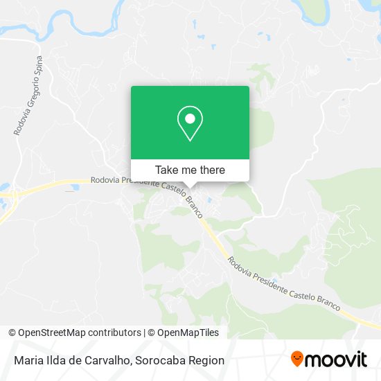 Mapa Maria Ilda de Carvalho