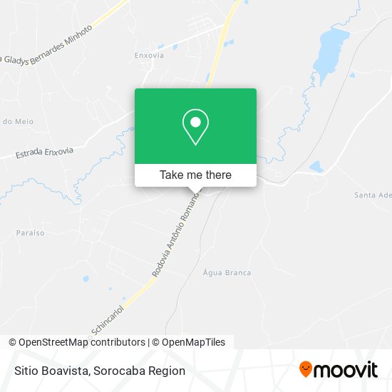 Sitio Boavista map