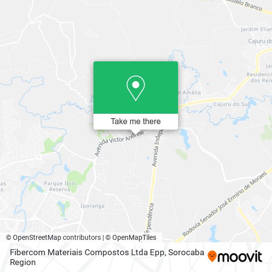 Fibercom Materiais Compostos Ltda Epp map