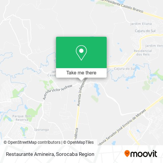 Restaurante Amineira map
