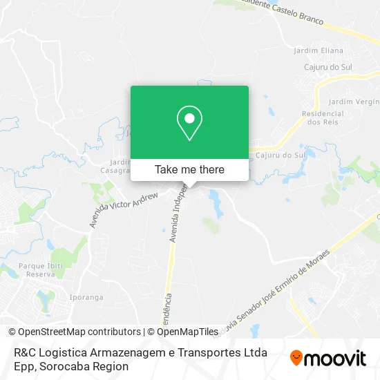 R&C Logistica Armazenagem e Transportes Ltda Epp map