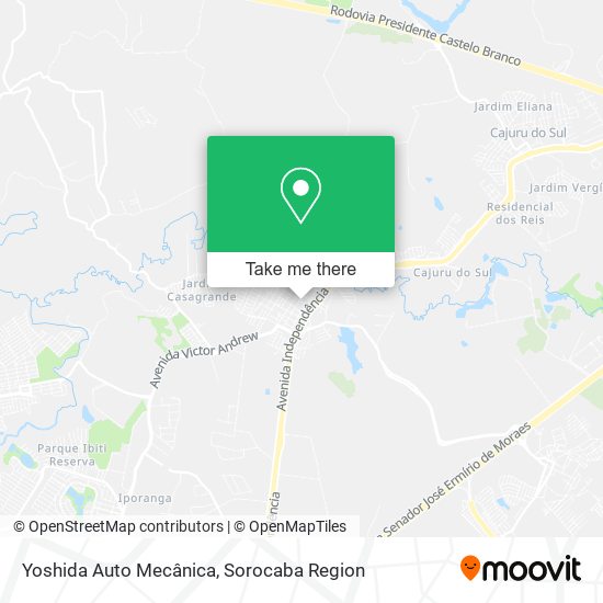 Yoshida Auto Mecânica map