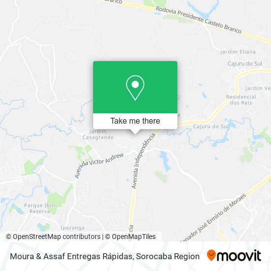 Moura & Assaf Entregas Rápidas map