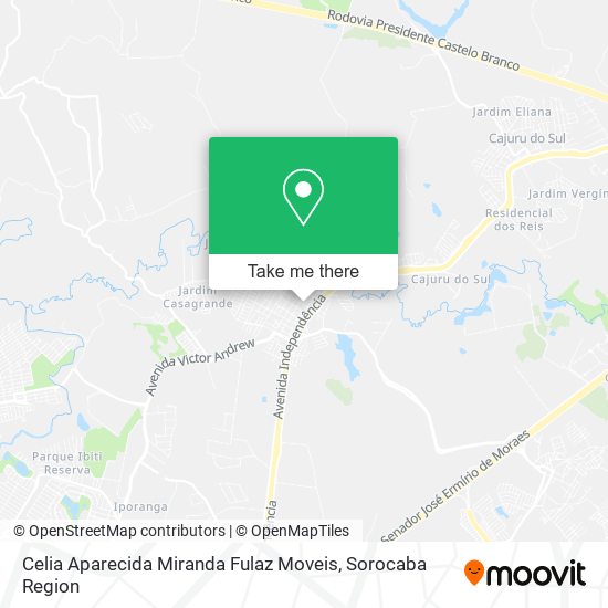 Celia Aparecida Miranda Fulaz Moveis map