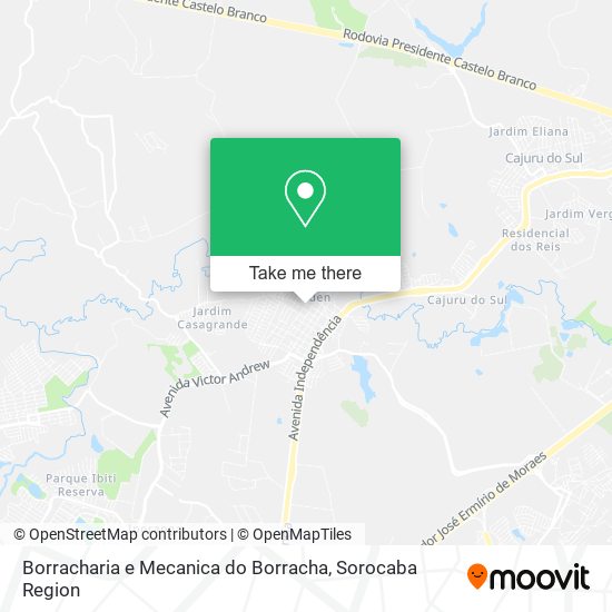 Borracharia e Mecanica do Borracha map