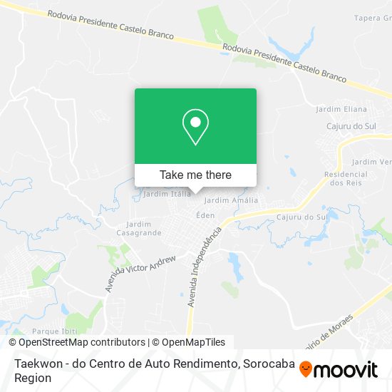 Taekwon - do Centro de Auto Rendimento map