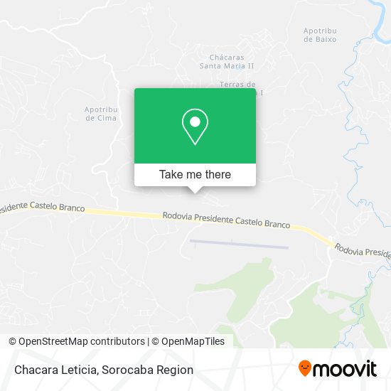 Mapa Chacara Leticia