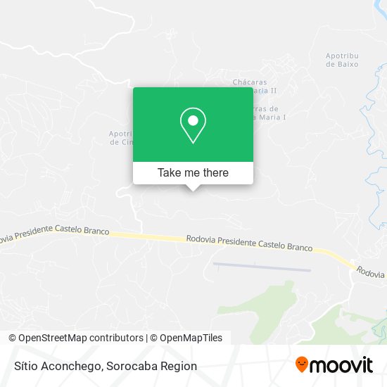 Sítio Aconchego map