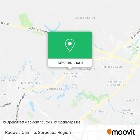 Rodovia Camillo map