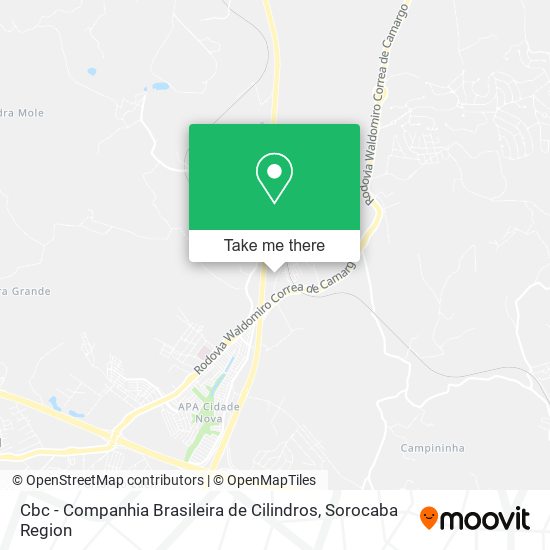 Cbc - Companhia Brasileira de Cilindros map