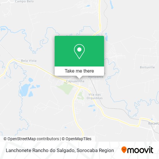 Mapa Lanchonete Rancho do Salgado