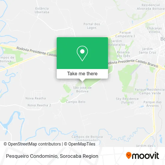 Pesqueiro Condominio map