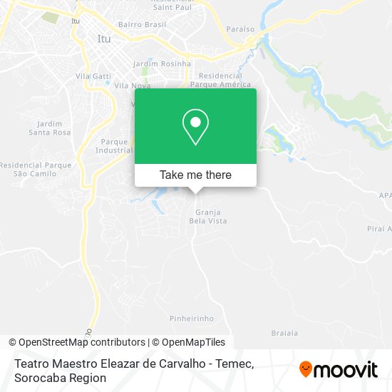 Teatro Maestro Eleazar de Carvalho - Temec map