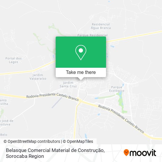 Belasque Comercial Material de Construção map