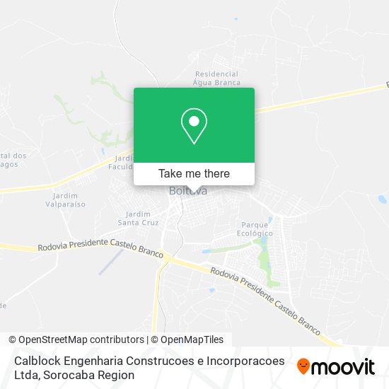 Calblock Engenharia Construcoes e Incorporacoes Ltda map