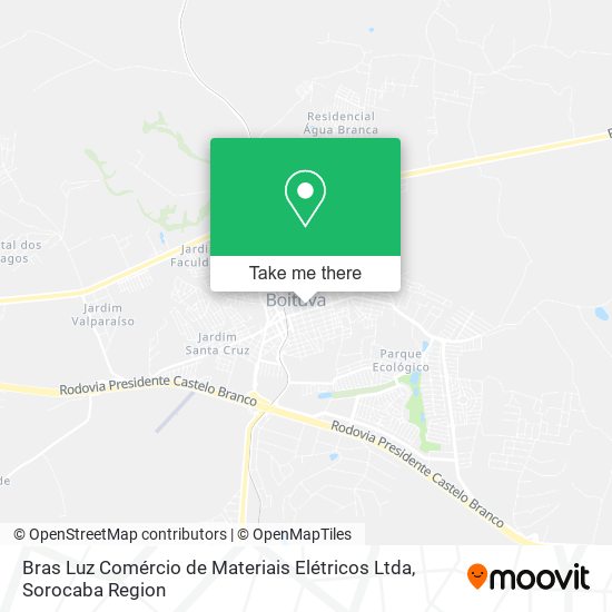 Bras Luz Comércio de Materiais Elétricos Ltda map