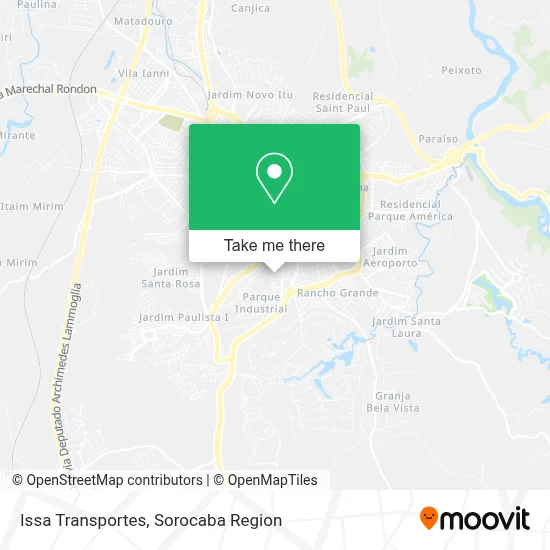 Issa Transportes map