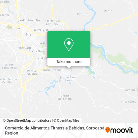 Comercio de Alimentos Fitness e Bebidas map