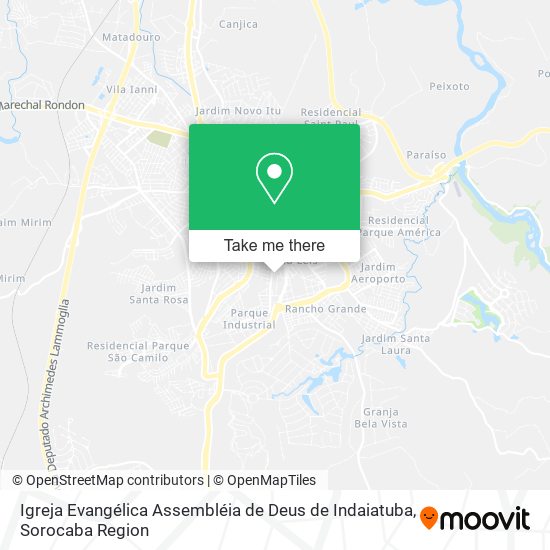Igreja Evangélica Assembléia de Deus de Indaiatuba map