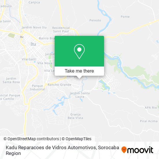 Mapa Kadu Reparacoes de Vidros Automotivos