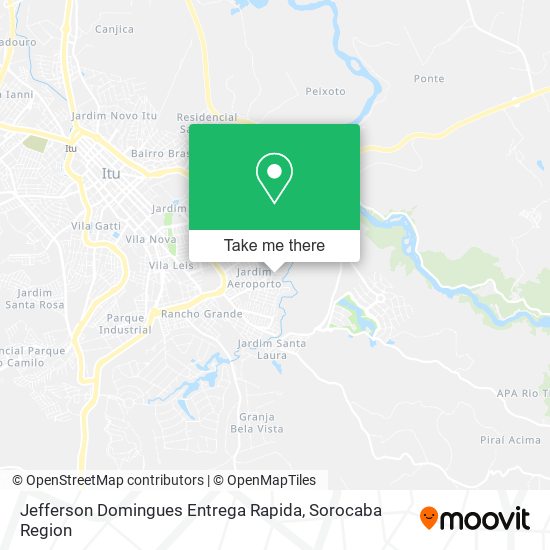 Jefferson Domingues Entrega Rapida map