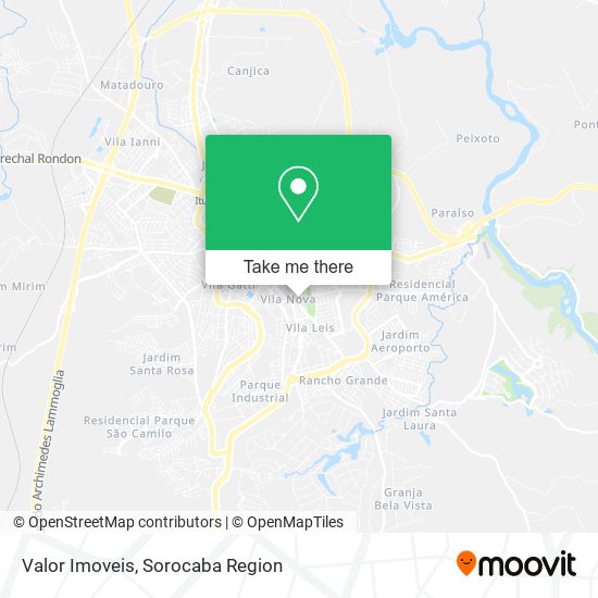 Mapa Valor Imoveis