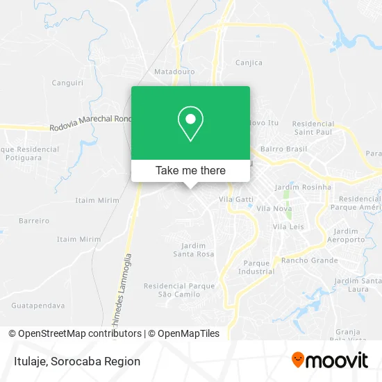 Itulaje map