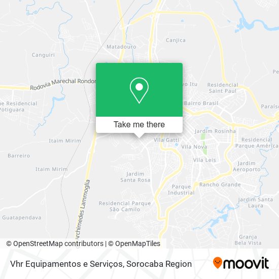 Vhr Equipamentos e Serviços map