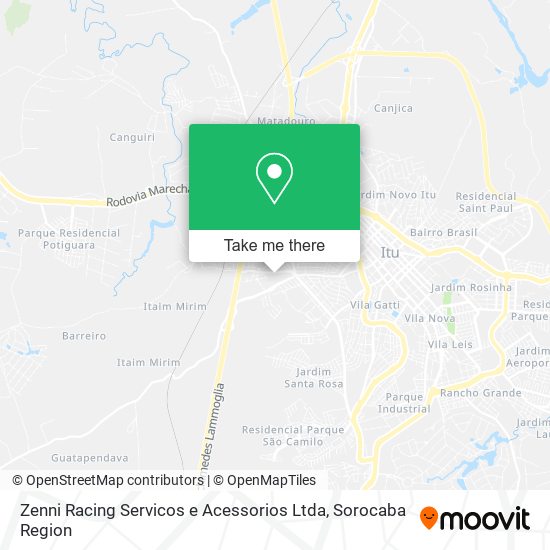 Mapa Zenni Racing Servicos e Acessorios Ltda