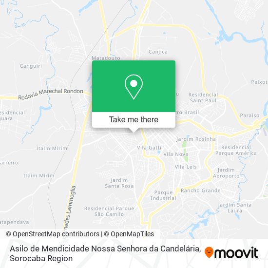 Asilo de Mendicidade Nossa Senhora da Candelária map