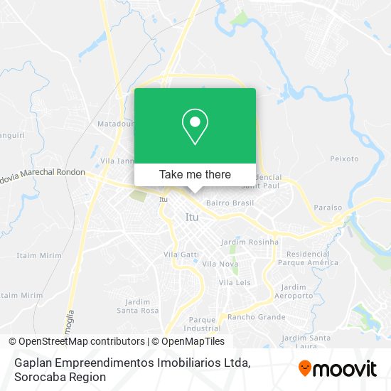 Mapa Gaplan Empreendimentos Imobiliarios Ltda