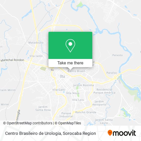 Mapa Centro Brasileiro de Urologia