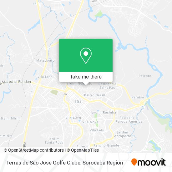 Terras de São José Golfe Clube map