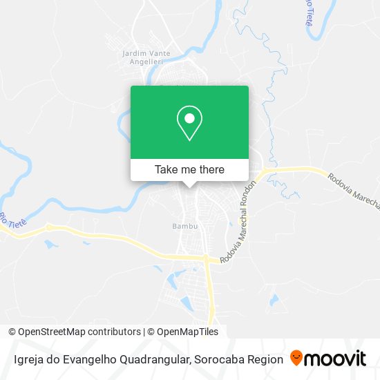 Igreja do Evangelho Quadrangular map