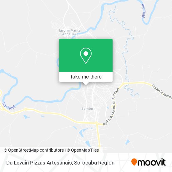 Du Levain Pizzas Artesanais map